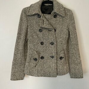 Express Vintage tweed coat size XS